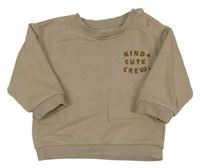 Hnědobéžová mikina s nápismi George