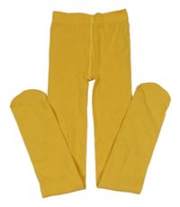 Tmavožlté pančuchy C&A