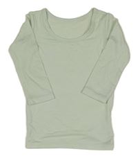 Světlemátové triko Uniqlo