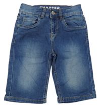 Modré teplákové riflové kraťasy Chapter Young