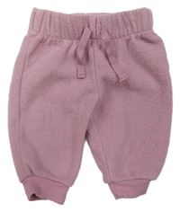 Starorůžové fleecové kalhoty PRIMARK