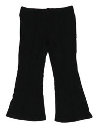Čierne flare nohavice H&M