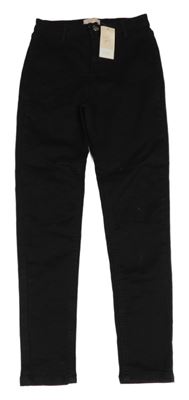 Nové - černé skinny rifle s děravými koleny LIPSY LONDON