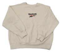 Smotanová mikina s logom Reebok