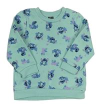 Tyrkysová mikina so Stitchem zn. Primark