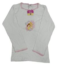 Nové - Bílé triko s Disney princeznami C&A