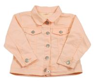 Neónově oranžová plátenná bunda Zeeman