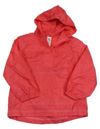 Malinová šušťáková bunda s kapucňou George