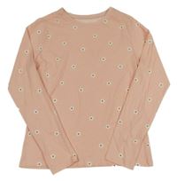 Nové - Ružové kvetované tričko George