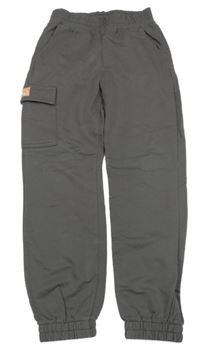 Tmavošedé tepláky s kapsou LC Waikiki