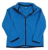 Modrá fleecová propínací mikina Kiki&Koko