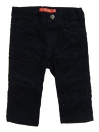 Tmavomodré menšestrové nohavice