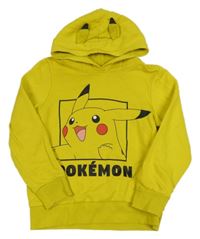 Žlutá mikina s Pikachu a kapucí C&A