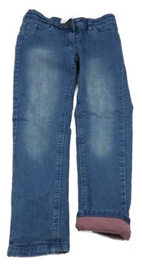 Modré podšité skinny rifle Orchestra