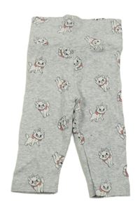 Sivé melírované ľahké tepláky s Marií H&M