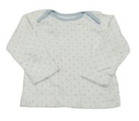 Biele tričko s hviezdami M&Co.