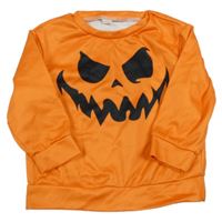Oranžová mikina s tekvicou