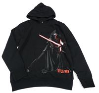 Čierna mikina so StarWars a kapucňou