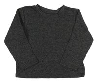 Tmavosivé melírované tričko PRIMARK