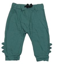 Tmavozelené ľahké tepláky s ostny George