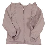 Lila prepínaci mikina s volánikmi Pep&Co