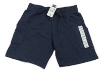 Nové - tmavomodré teplákové kraťasy dunnes