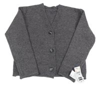 Nové - Fialovošedý prepínaci sveter dunnes