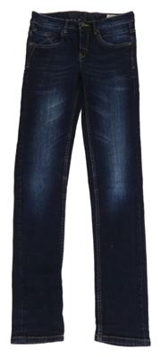 Tmavomodré skinny rifle Garcia Jeans