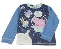 Nové - tmavomodro-modré pyžamové triko s Tomíkem 