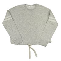 Svetlosivá melírovaná crop mikina M&S