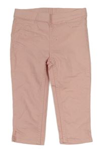 Růžové capri džegíny H&M