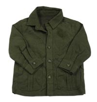 Khaki košeľová flaušová bunda George