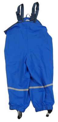 Modré voděodolné laclové kalhoty 
