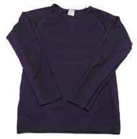 Tmavofialové funkčné tričko