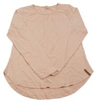 Svetloružové bodkovaná é tričko Yigga