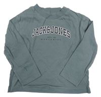 Antracitové triko s logem Jack & Jones