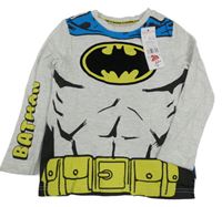 Nové - Šedo-modro-žluté triko - Batman 