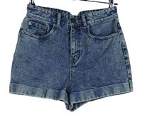 Dámske tmavomodré plesňové rifľové kraťasy River Island