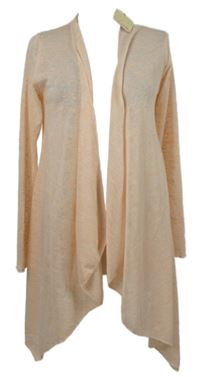 Nové - Dámský světlerůžový úpletový cardigán Miso 