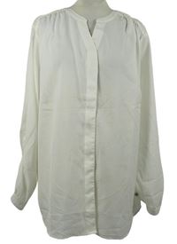 Dámská bílá šifonová halenka s krajkou Gina Benotti 