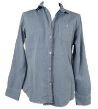 Pánska svetlomodrá slim fit košeľa SMOG