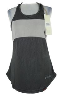 Nové - Dámsky čierno-sivý športový top Sundried