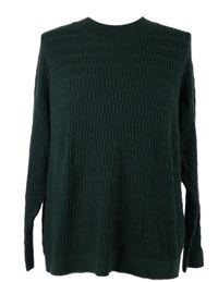 Dámský tmavozelený vzorovaný svetr TU 