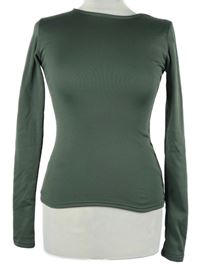 Dámske khaki thermo tričko