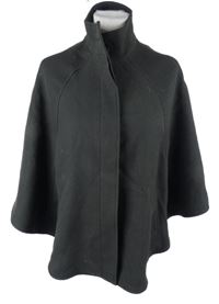 Dámské černé kabátové pončo H&M