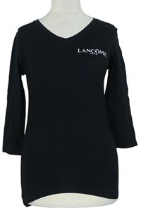 Dámske čierne tričko s logom Lancome