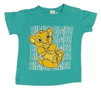 Tyrkysové tričko so Simbou zn. Disney