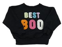 Čierna mikina s nápisom George