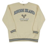 Smotanová mikina s nápisom zn. Primark