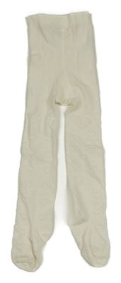 Bílé punčoháče se srdíčky H&M